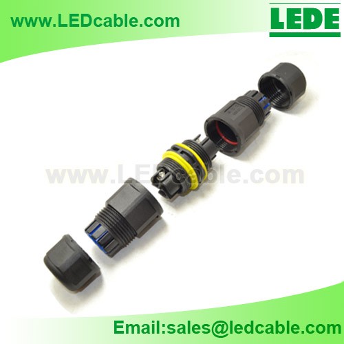 Waterproof terminal block cable connector